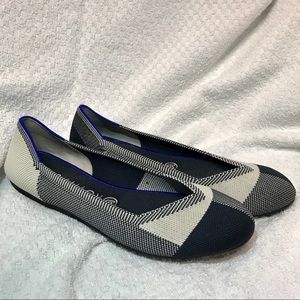 Plaid Round Toe Rothy’s Flats